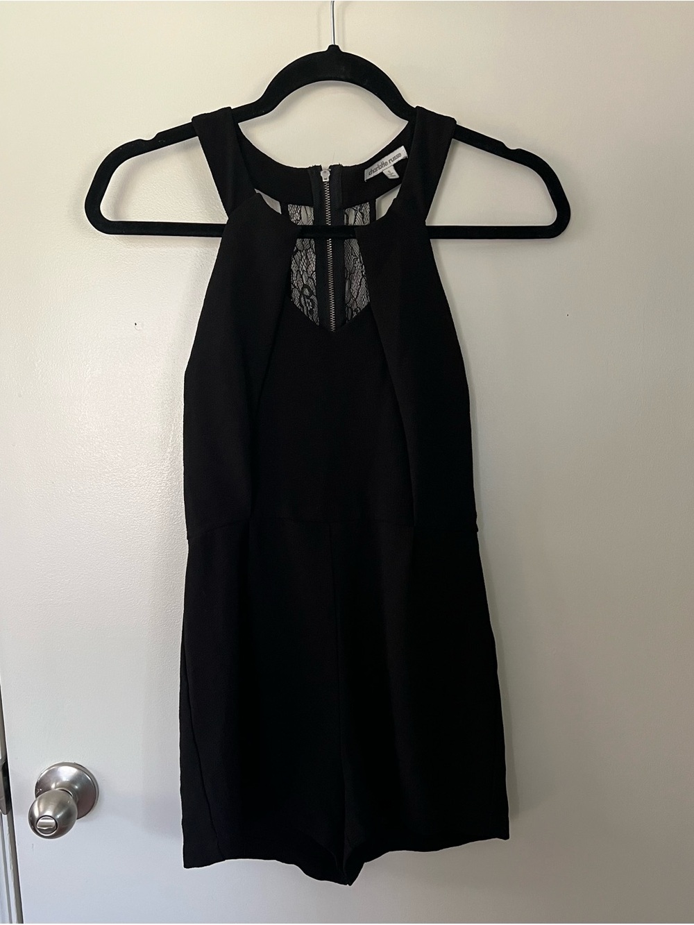 Y2K Black Clubwear Charlotte Russe Mini Romper size small